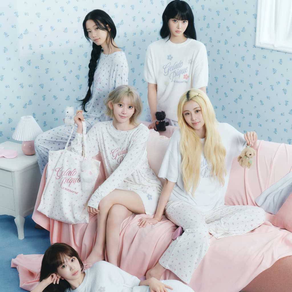 LE SSERAFIM「gelato pique」とのコラボ第2弾!メンバーのアイデアが詰まったルームウェアや雑貨を発売