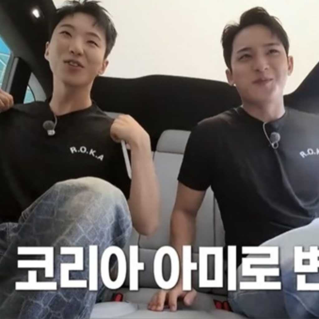 ユ・ジェソク、SEVENTEEN ホシ＆ミンギュに軍隊のTシャツをプレゼント…ユ・ヨンソクが助言も（動画あり）