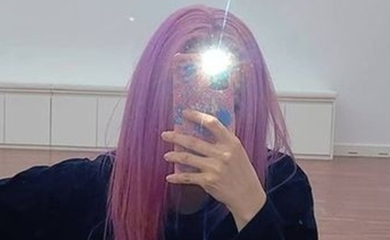 元wonder Girls ソンミ 大胆イメチェンが話題 紫ヘアの近況写真を公開 Kstyle