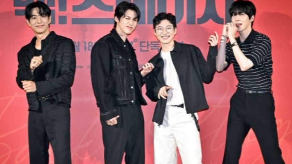 【PHOTO】ATEEZのYUNHO&イ・チャンウら、映画「Back! Stage」メディア向け試写会に出席