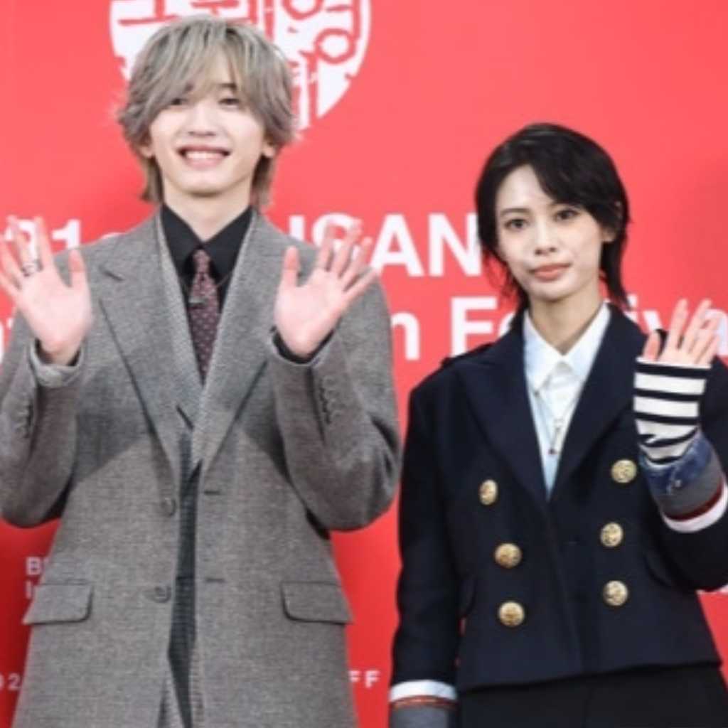 【PHOTO】なにわ男子 道枝駿佑＆安斉星来ら、映画「うるわしの宵の月」記者会見に出席