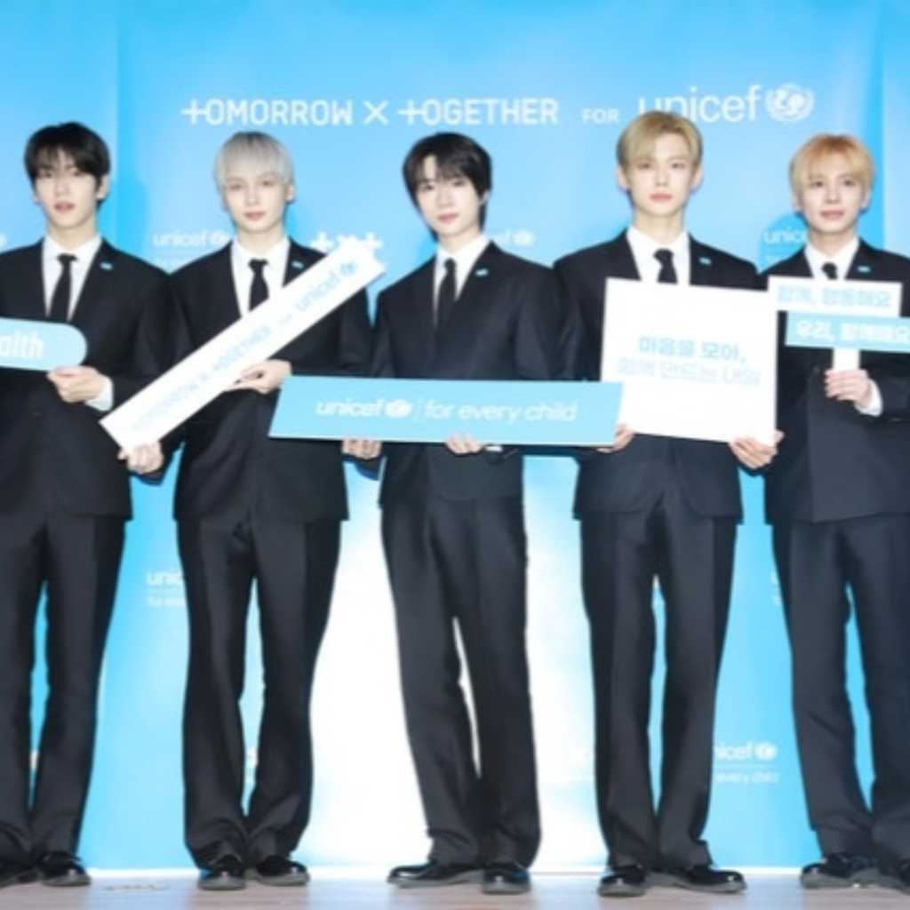 TOMORROW X TOGETHER、ユニセフのグローバルキャンペーンに参加！子供たちのために寄付も（動画あり）