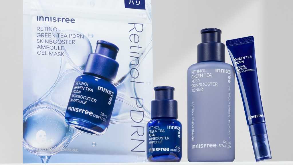 化粧品ブランド「イニスフリー」レチノール×PDRNラインからセラムが新登場！2月1日より発売