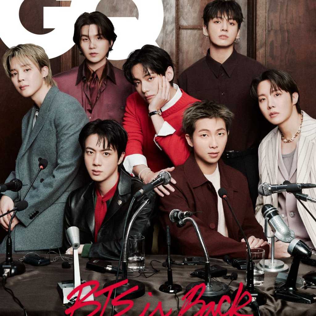 BTS「GQ JAPAN」4月号増刊の特別表紙版に登場！ファンに届けたいことや将来を語る“60代になっても…”
