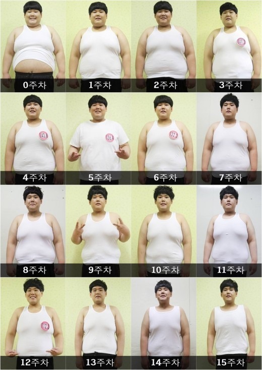 70キロ減量 キム スヨン 16週間の体型変化を公開 運動がしたくなる写真 Kstyle