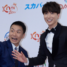 【PHOTO】SUPER JUNIORイトゥク＆増田英彦(ますだおかだ)、10/1開催「KNTV 20th＆DATV 7th Anniversary Live」フォトセッションに登場“ギャグを連発”