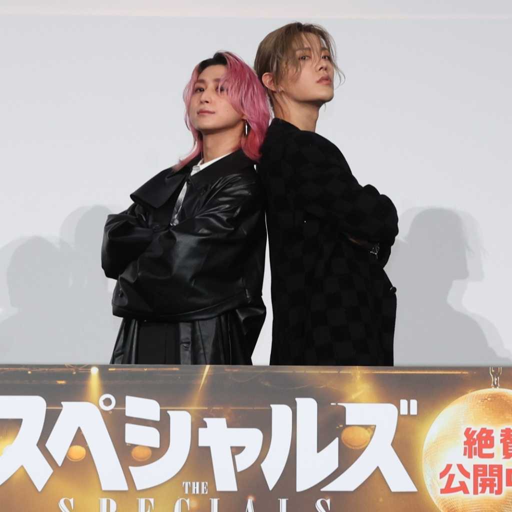 Snow Man 佐久間大介＆NCT ユウタの“ゆうさく”コンビ登壇！映画「スペシャルズ」韓国でのエピソードや歌舞伎町での貴重な体験に驚き