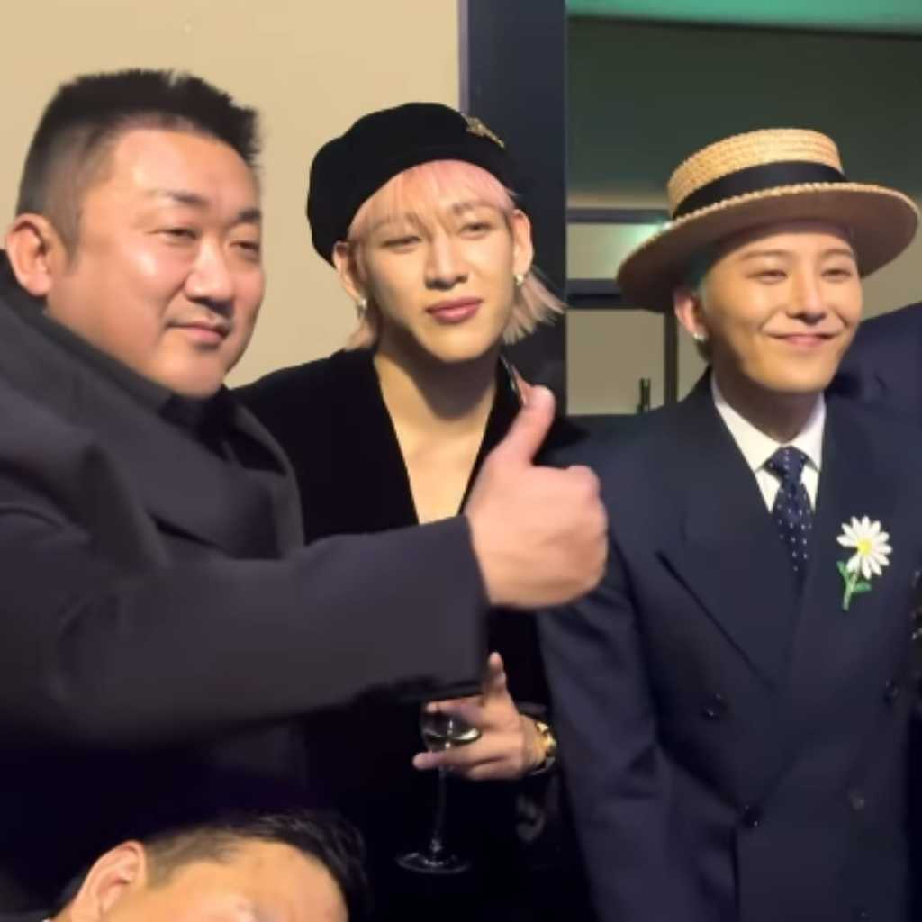 マ・ドンソク、G-DRAGON＆GOT7 ベンベンらと記念ショット！親交をアピール