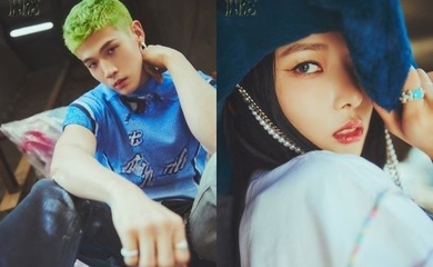 KARD チョン・ソミン＆BM、6thミニアルバム「ICKY」コンセプトフォトを公開…強烈なビジュアル