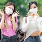 【PHOTO】fromis_9 イ・セロム＆イ・ソヨン、ラジオ出演のため放送局へ…キュートなハートポーズ