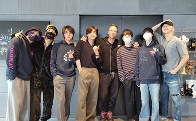 BTS(防弾少年団)、コールドプレイのクリス・マーティンとの仲