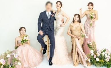SunnyHill ビンナ、10月23日に中学校の同級生と結婚…メンバーたちが参加したウェディングフォトを公開