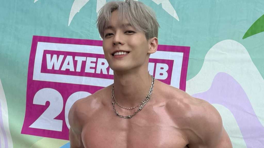 BTOB ミンヒョク、バキバキの腹筋に視線釘付け！「WATERBOMB」で新曲を先行公開