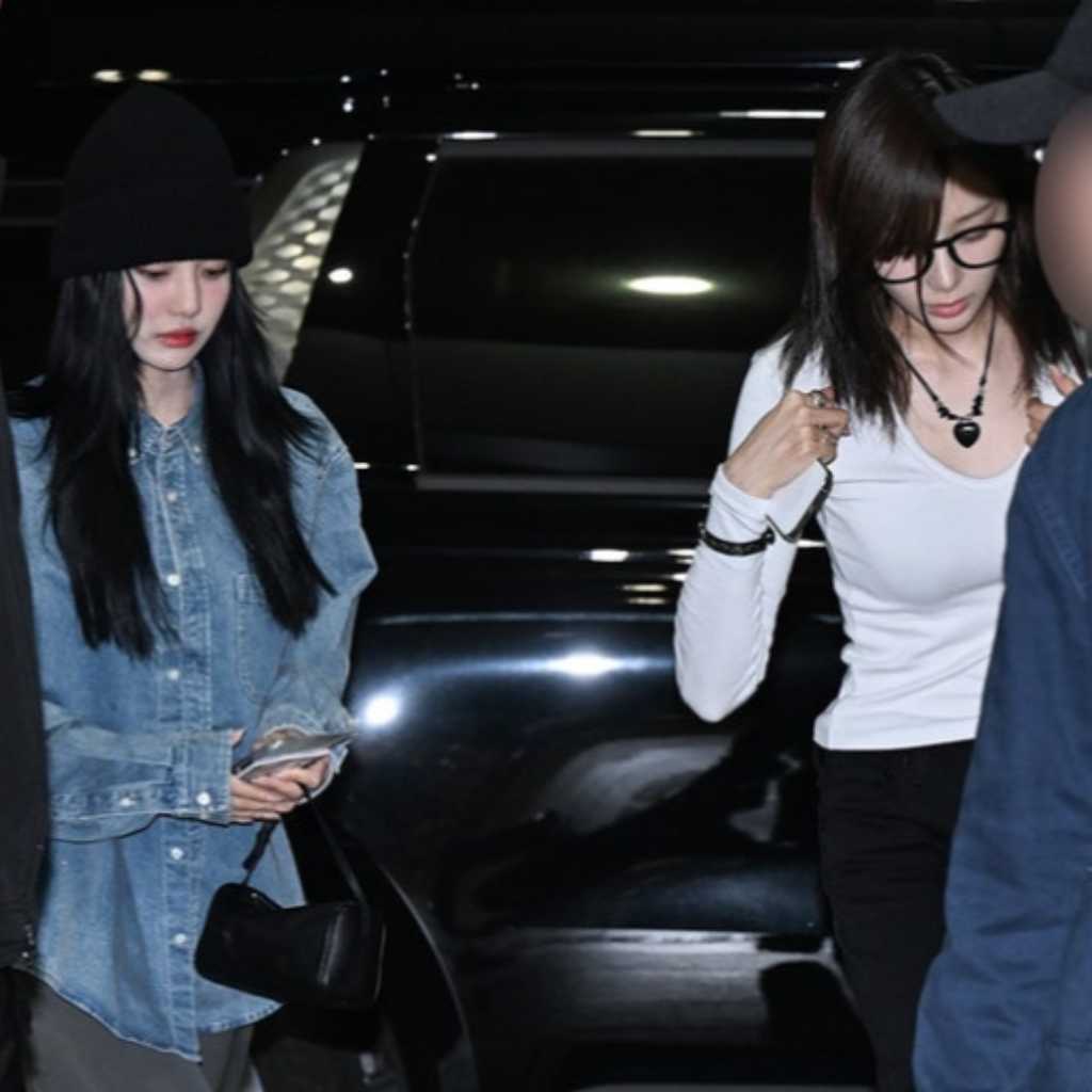 【PHOTO】aespaのGISELLE＆NINGNING、アリーナツアーのため日本へ出国（動画あり）