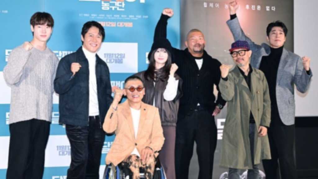 【PHOTO】ソ・ジソク＆パク・ホサンら、映画「カタツムリバスケ団」メディア試写会に出席