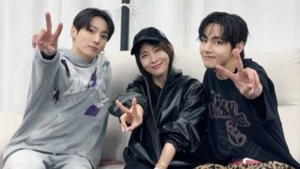 ハ・ジウォン、BTSのVとジョングクと対面!成功したオタクに