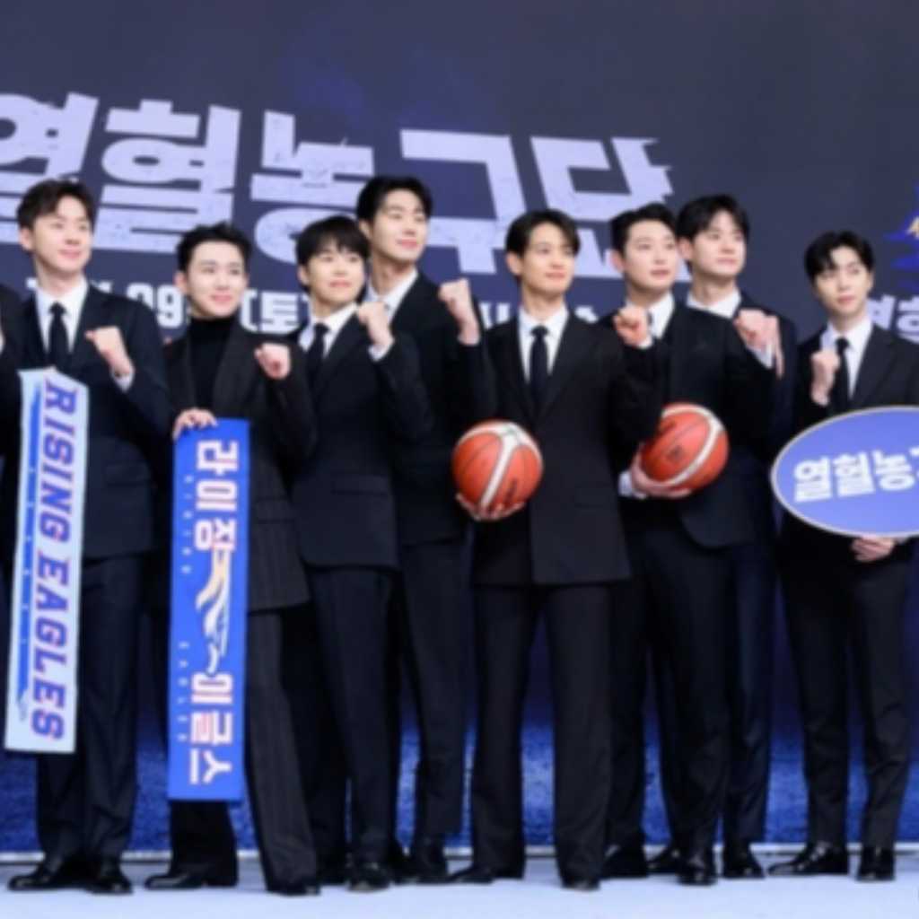 【PHOTO】SHINee ミンホ＆NCT ジャニーら、SBSバラエティ「熱血バスケットボール団」制作発表会に出席