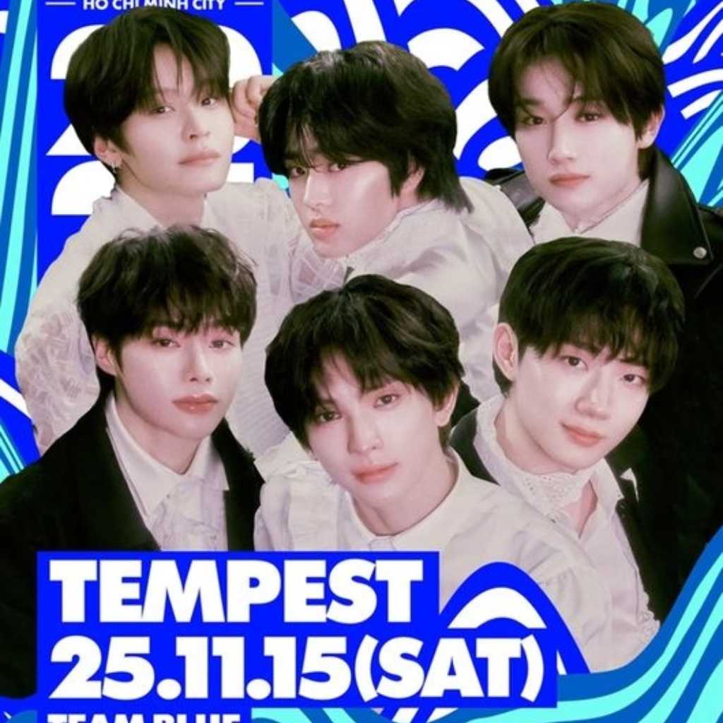 TEMPEST、デビュー後初の「WATERBOMB」出演決定！11月15日のベトナム公演に参加