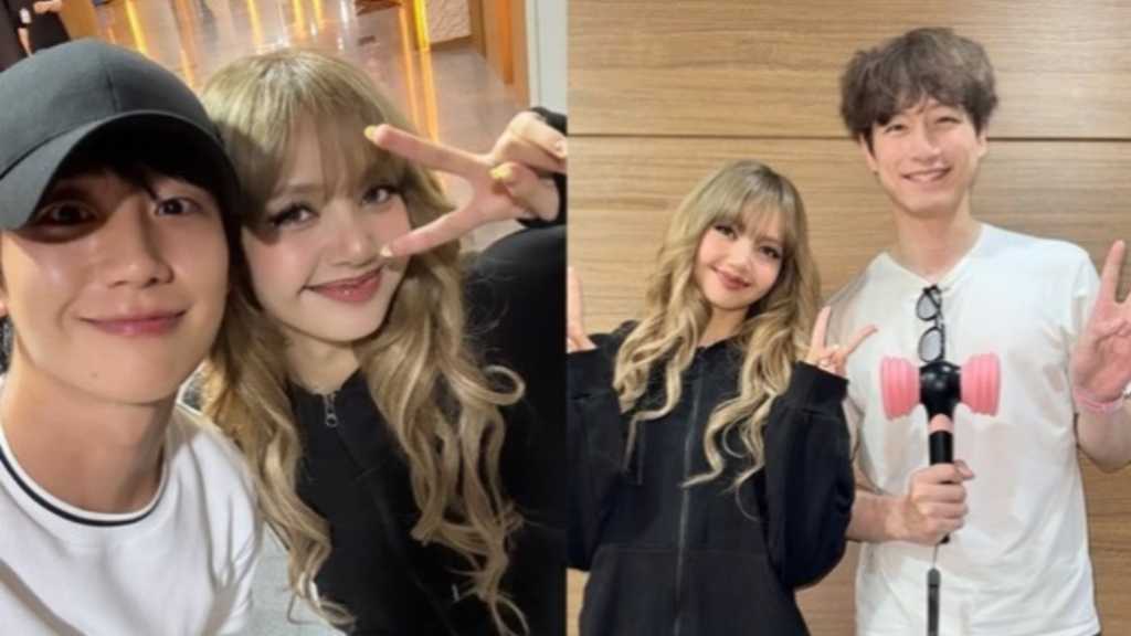 BLACKPINK リサ、坂口健太郎＆チョン・ヘインと記念ショット！親交にファン歓喜
