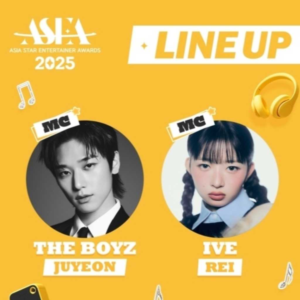 THE BOYZ ジュヨン＆IVE レイ、5月に日本で開催「ASEA 2025」MCに抜擢！