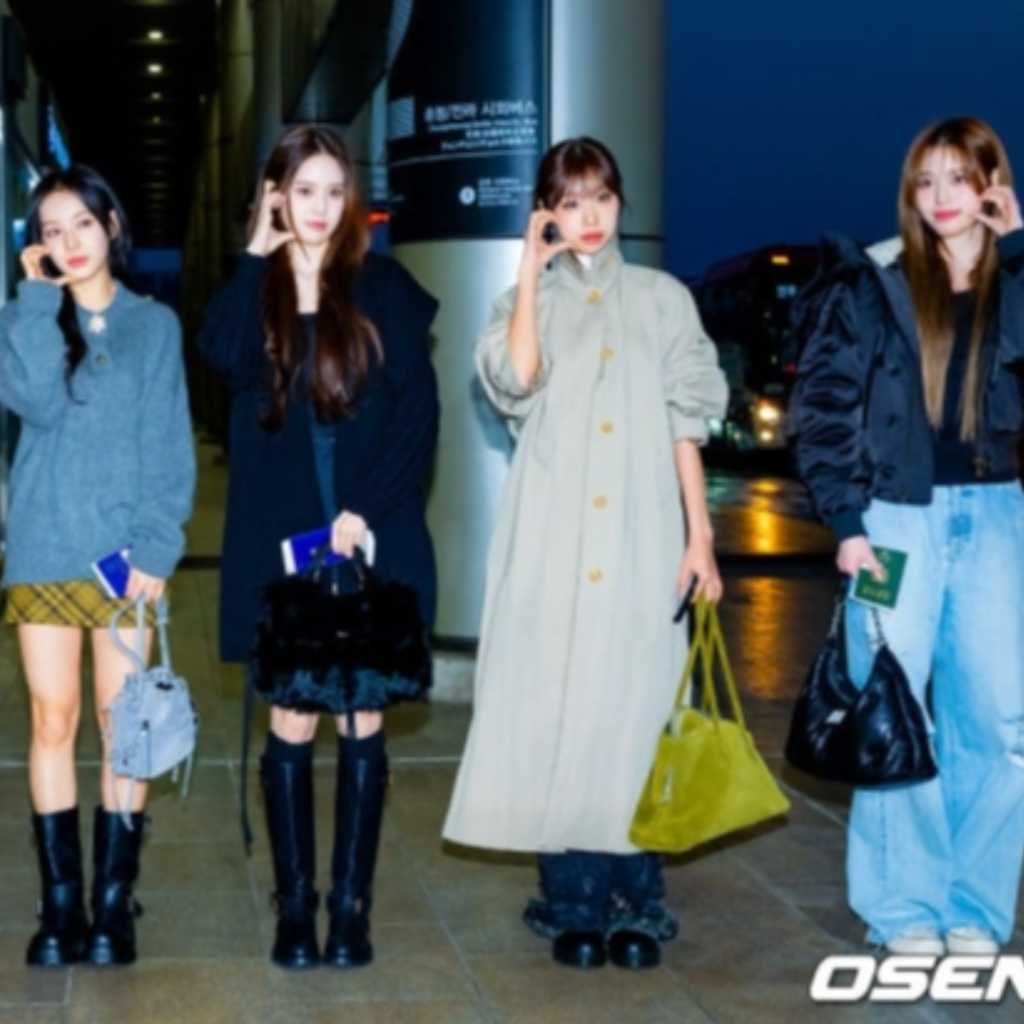 【PHOTO】izna「MUSIC BANK」日本公演のため出国…公演に期待高まる