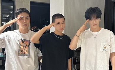 iKON ユニョン、本日（8/13）軍隊へ…ジュネ&ジェジュンとの3ショットで報告