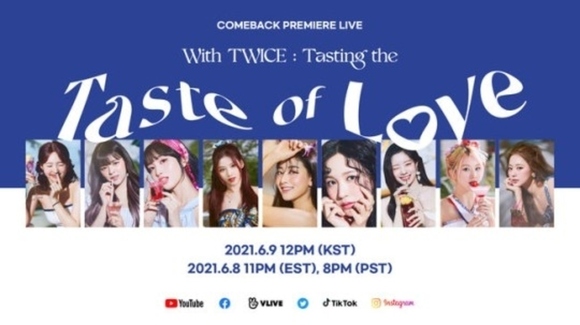 Twice カムバック記念ライブを6月9日に開催 新曲 Alcohol Free Mvも先行公開 Kstyle