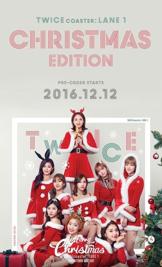 TWICE、キュートなサンタに変身…3rdミニアルバム「TWICEcoaster : LANE