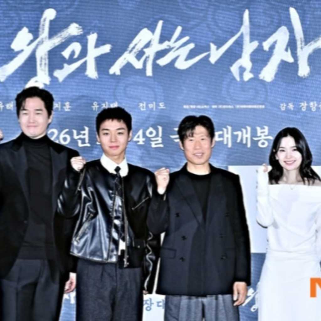 【PHOTO】ユ・ヘジン＆Wanna One出身パク・ジフンら、映画「王と生きる男」制作報告会に出席