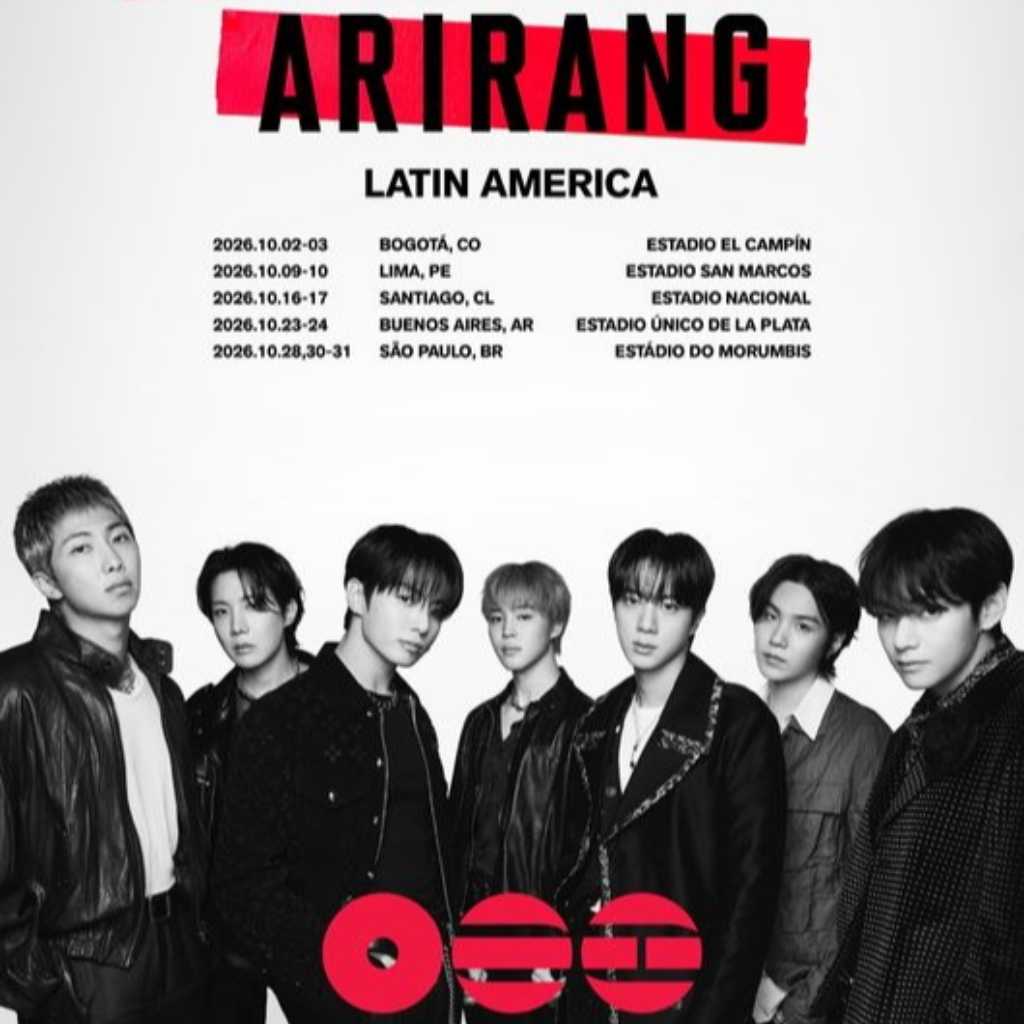 BTS、10月より南米5都市でスタジアム公演を開催決定！初訪問の地域も