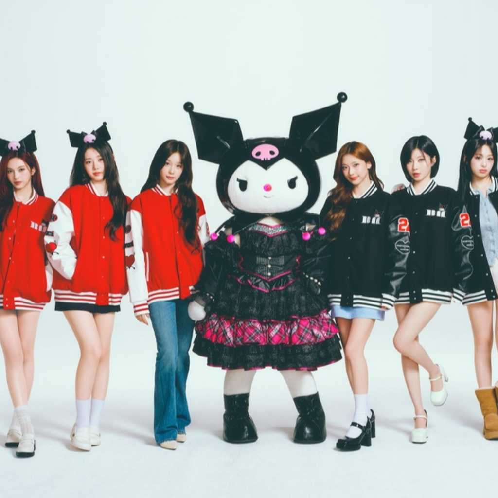 BABYMONSTER、クロミとの初対面に歓喜！アパレルからシールまでコラボアイテム第2弾を公開