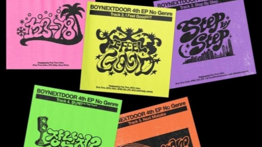 BOYNEXTDOOR、4thミニアルバム「No Genre」トラックリストを公開…タイトル曲は「I Feel Good」