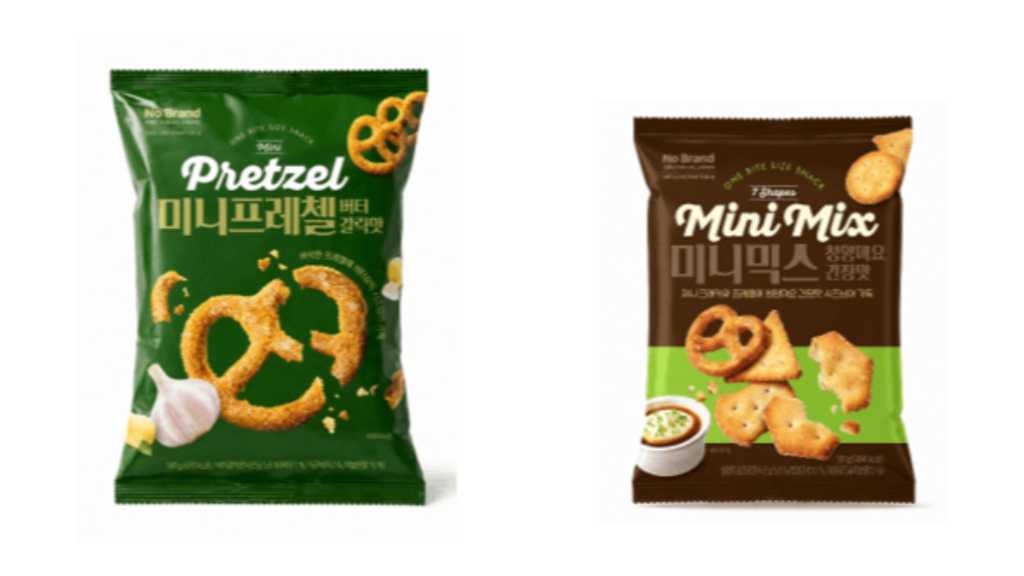 韓国スーパーemartのプライベートブランド「No Brand」から話題のグルメプレッツェル2種が明日より発売!
