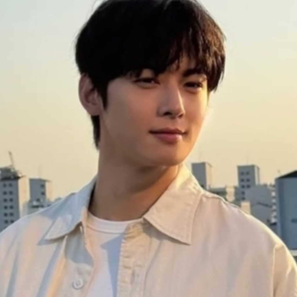 ASTRO チャウヌ、IUの収録曲「美人」MV撮影現場のビハインドショットを公開