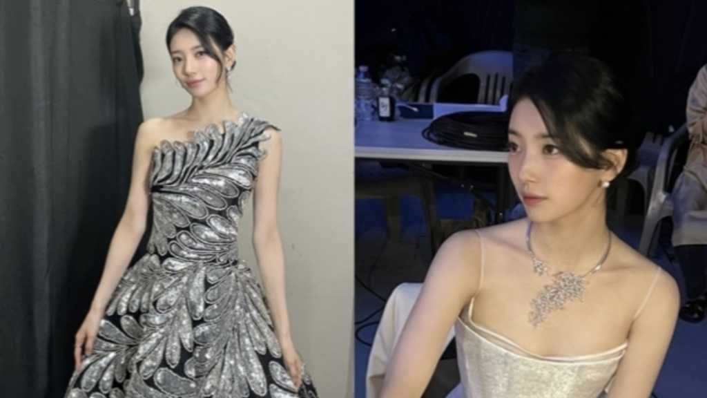 ペ・スジ「百想芸術大賞」MC10周年！美しいドレス姿で魅力をアピール