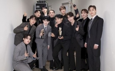 SEVENTEEN、大賞からウジの個人受賞まで…「2021 Asia Artist Awards」で3冠を獲得