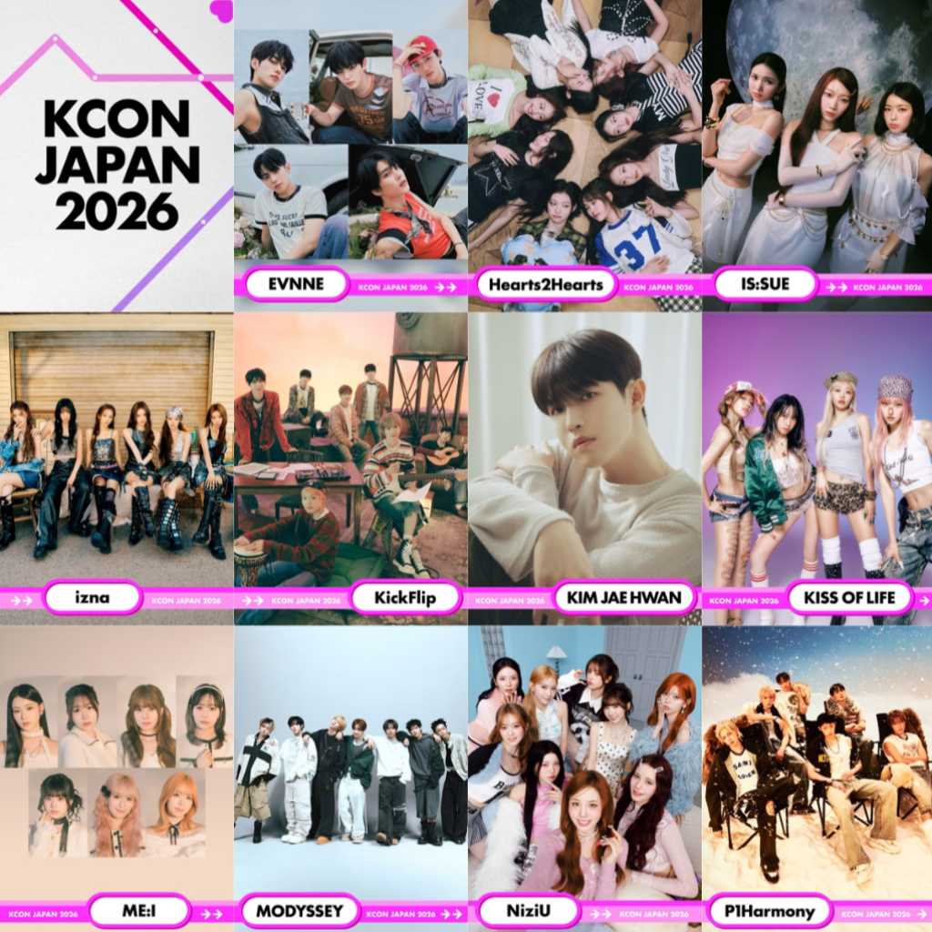 Heart2Heartsからiznaまで「KCON JAPAN 2026」ラインナップ第2弾を公開！