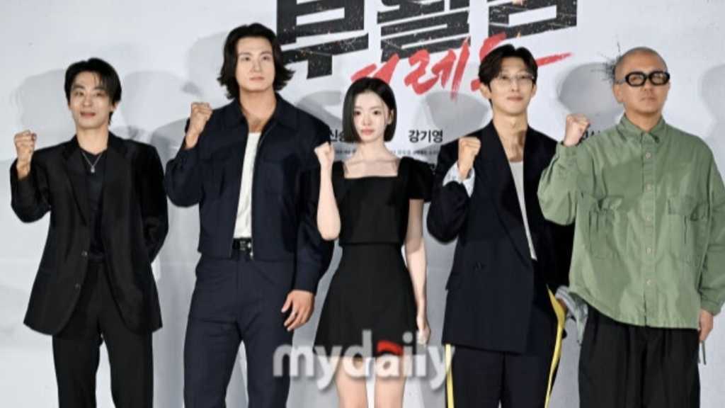 【PHOTO】ク・ギョファン＆シン・スンホら、映画「復活する男」制作報告会に出席