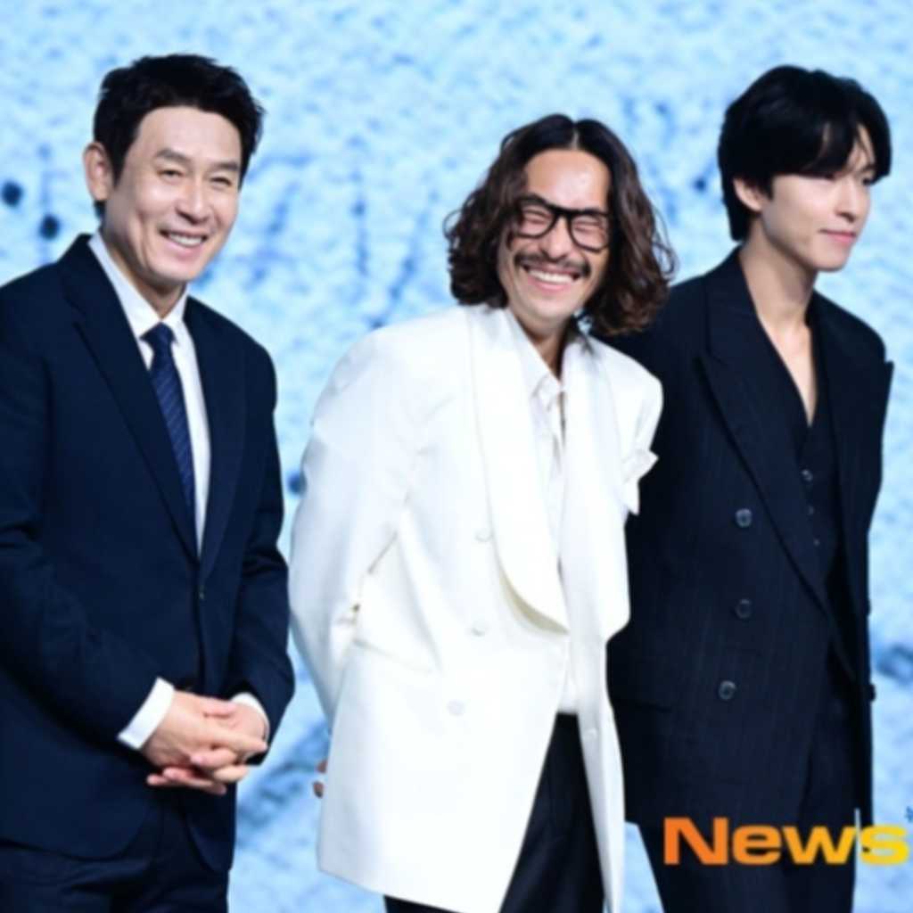 【PHOTO】ソル・ギョング＆ホン・ギョン＆リュ・スンボム、映画「グッドニュース」制作報告会に出席（動画あり）