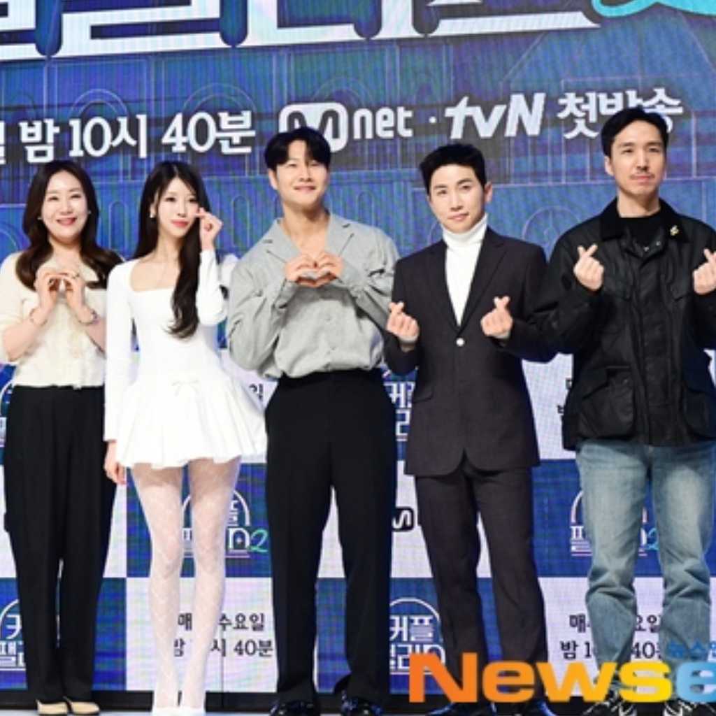 【PHOTO】LOVELYZ ミジュ＆キム・ジョングクら、Mnet「Couple Palace2」の制作発表会に出席