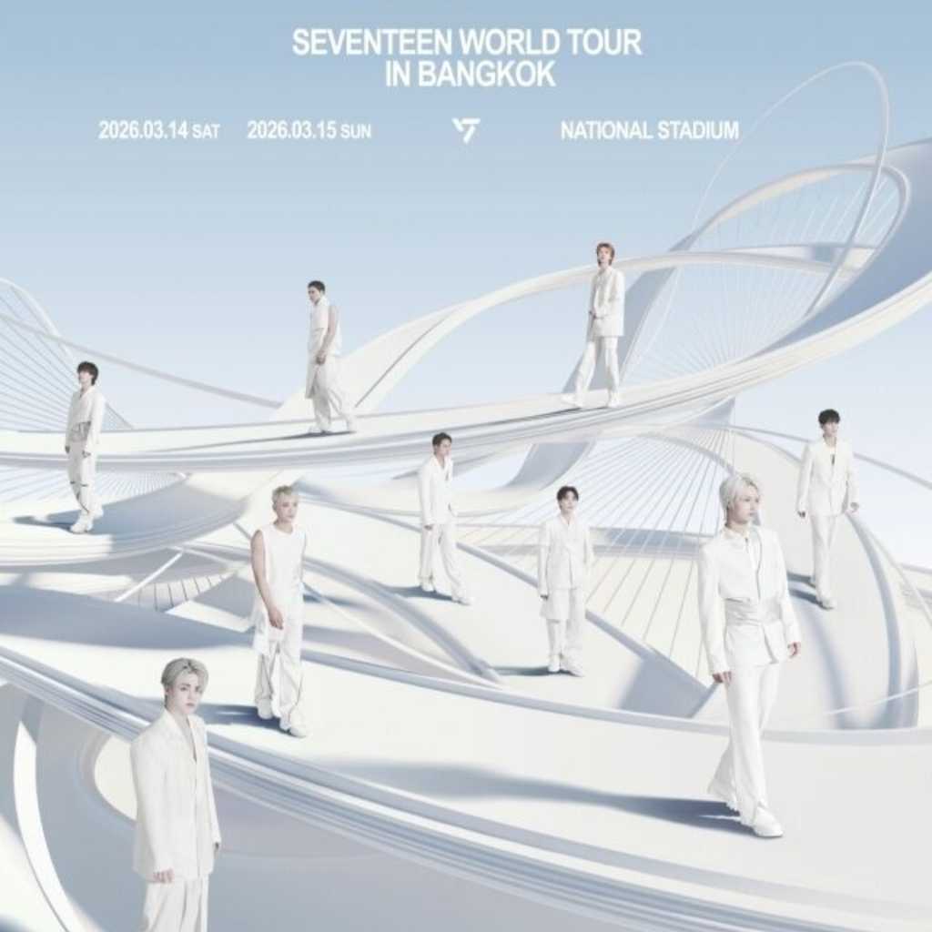 SEVENTEEN、アジアツアーのバンコク公演が決定！大型スタジアムで2026年3月に開催