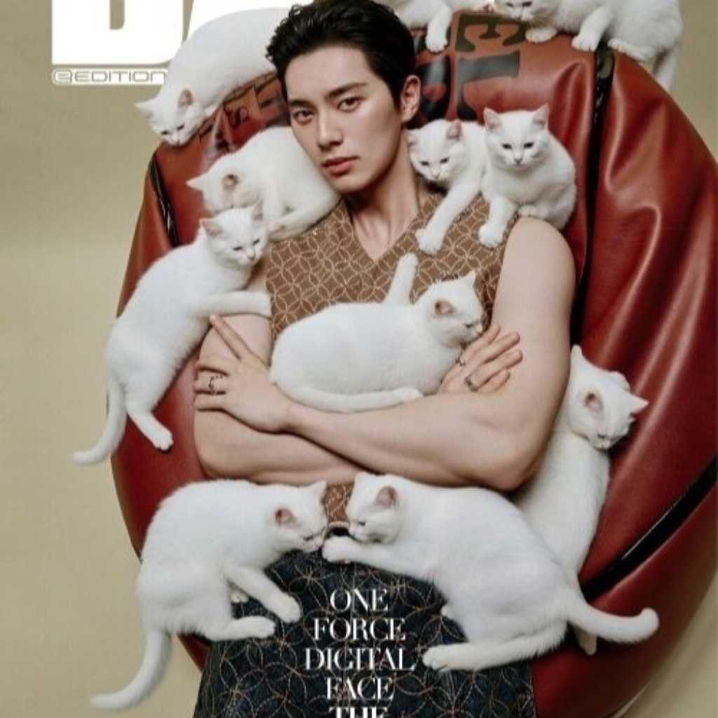 「暴君のシェフ」イ・チェミン、猫まみれに!?少年らしさ&ワイルドな雰囲気あふれるグラビアが話題