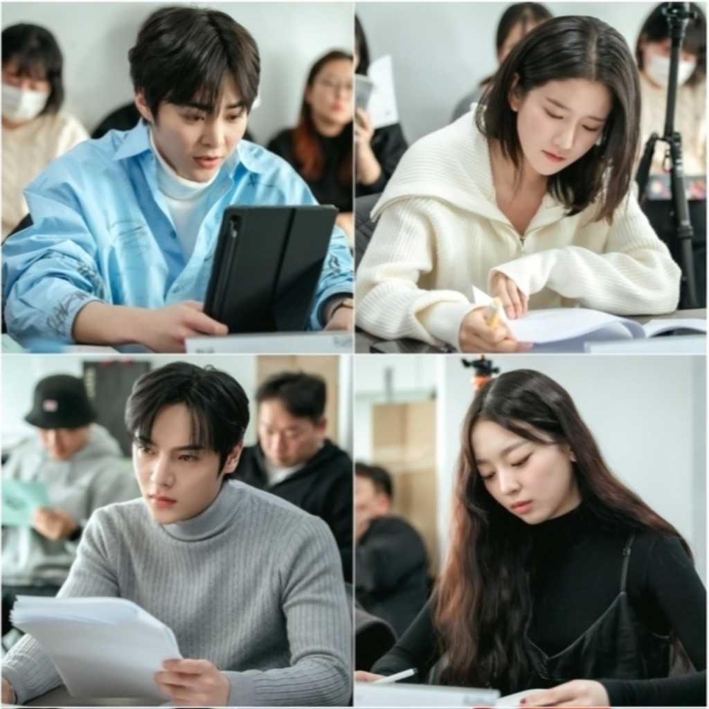 EXO シウミン＆宇宙少女 EXY出演の新ドラマ「ホ食堂」台本読み合わせを現場公開