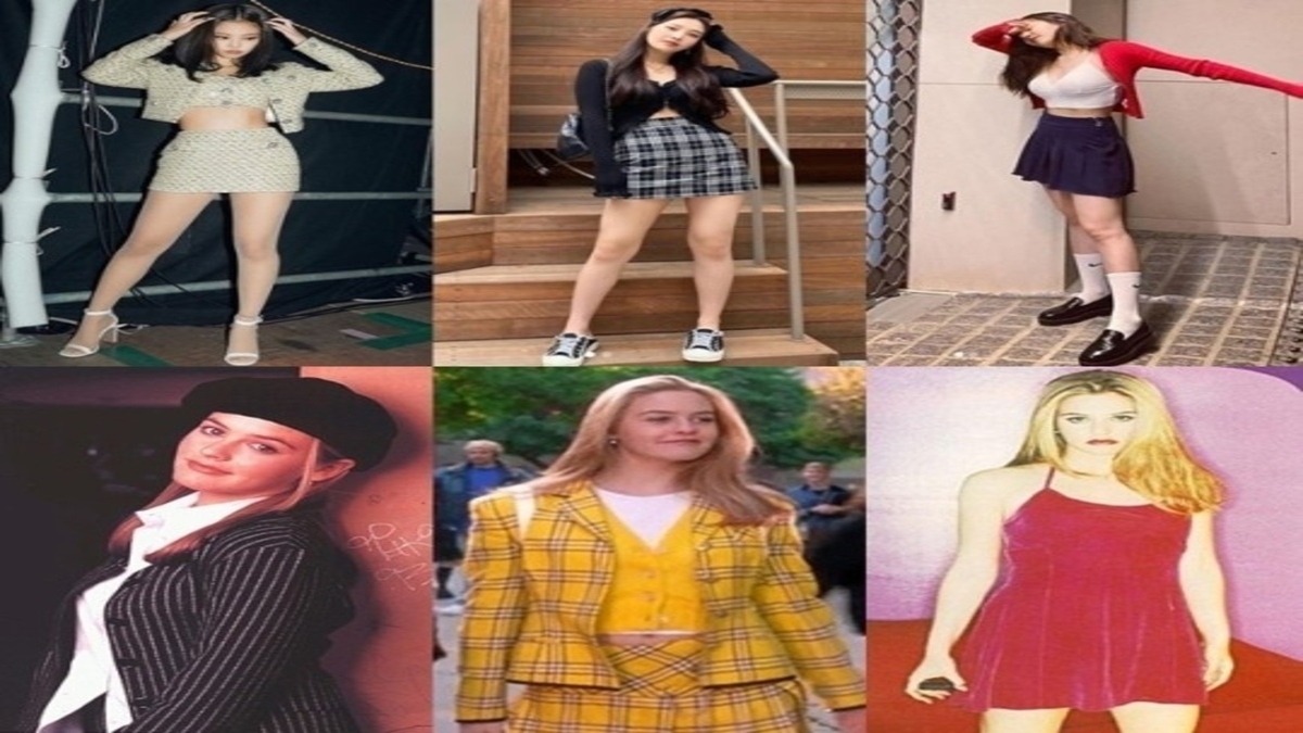 Blackpink ジェニー Red Velvet ジョイ キム ヒョナも 韓国で流行中の90年代ファッションとは 着こなしをチェック Kstyle