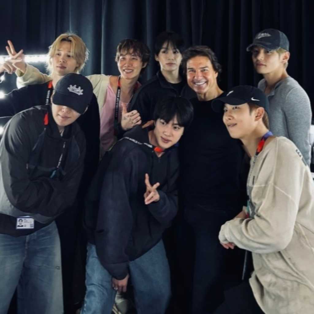 BTS、トム・クルーズと対面!豪華トップスター同士の記念ショットが話題に