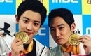 EXO チャンヨル＆TRAX ジェイ、金メダルを持って笑顔“スポーツで1位は初めて”