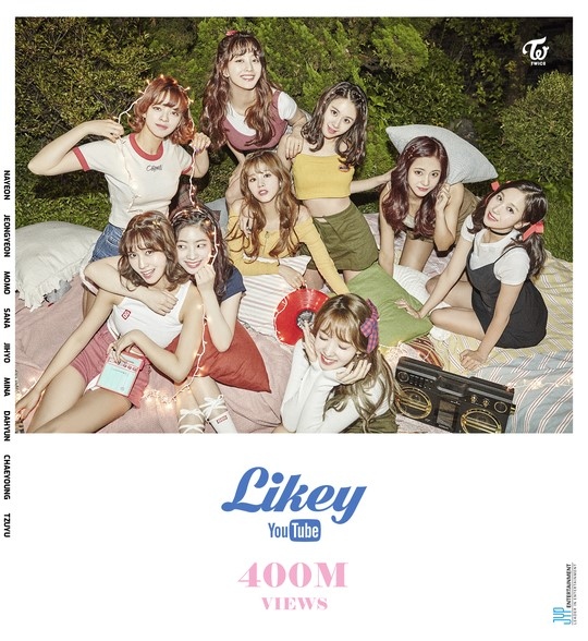 Twice Likey Mvが再生回数4億回を突破 Tt に続き通算2回目の記録 Kstyle