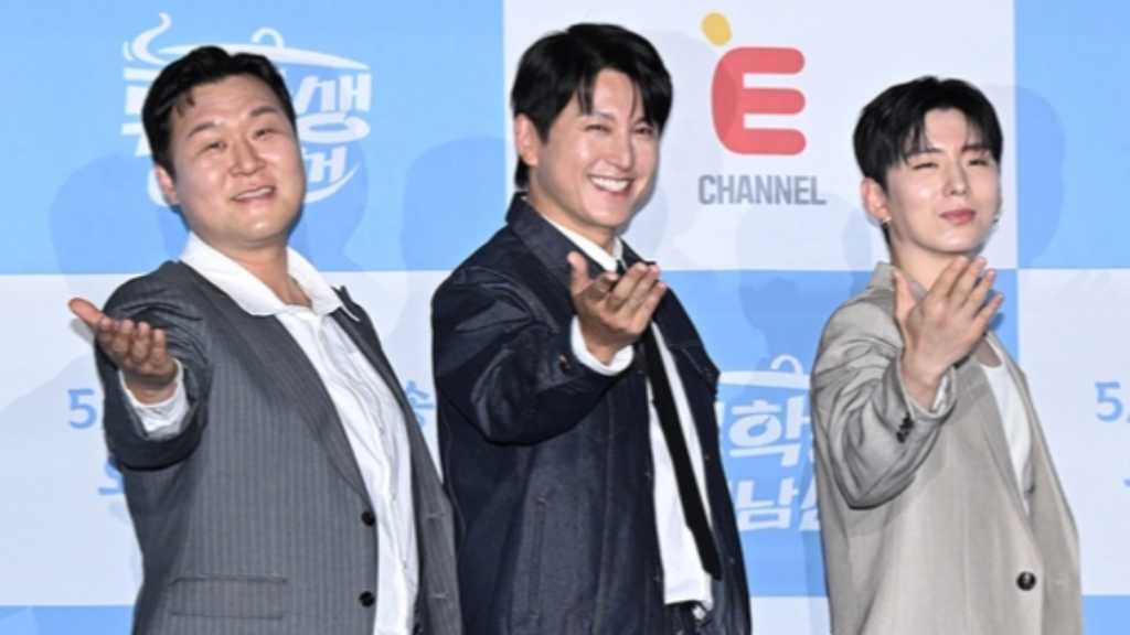 【PHOTO】リュ・スヨン＆MONSTA X キヒョン＆ユン・ギョンホ、新バラエティ「リュ学生オ・ナムソン」制作発表会に出席