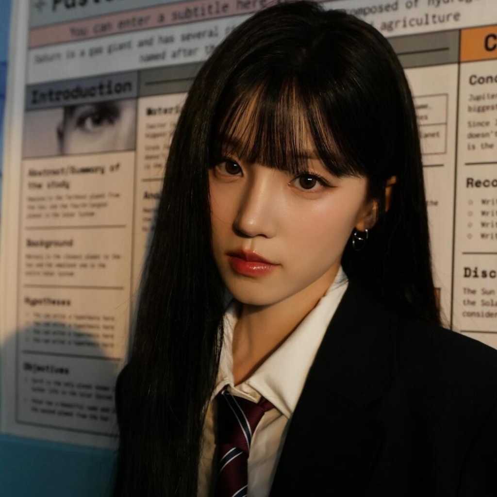 i-dle ウギ、清純な制服スタイリングを披露！初恋を連想させるビジュアルに反響