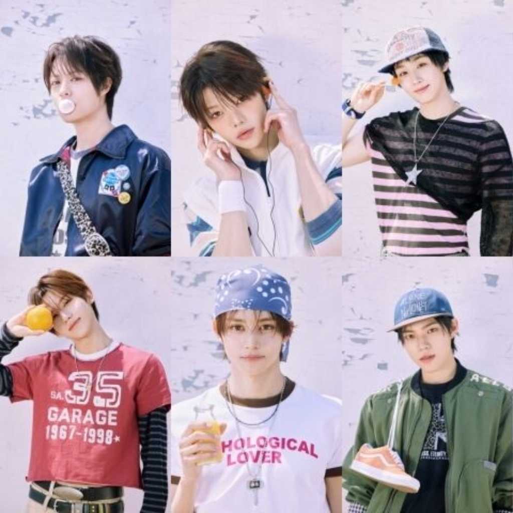 「B:MY BOYZ」から誕生の新グループYUHZ、1stシングル「Orange Record」コンセプトフォトを初公開